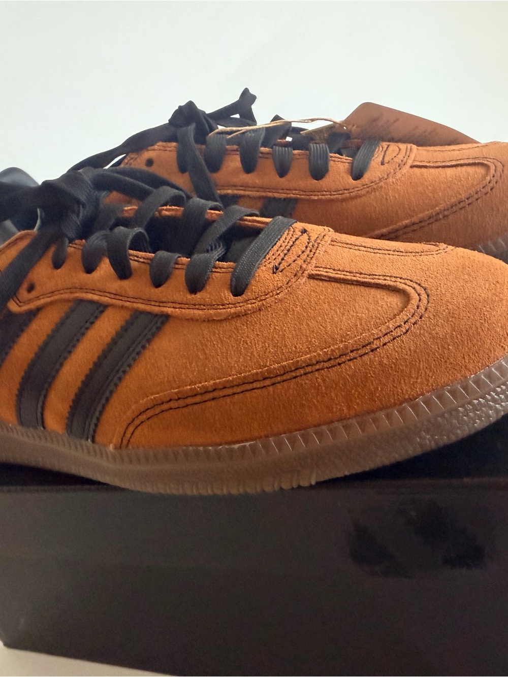 adidas Samba Suede Sneakers - Brown & Black size 10 - Picture 7 of 13
